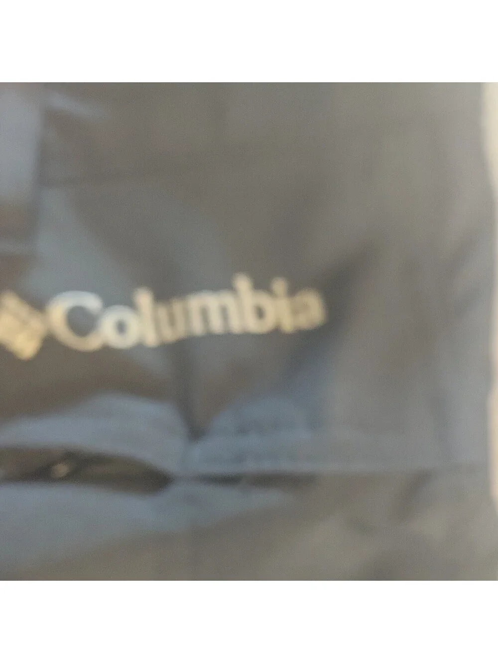 Columbia Men's Black Chino Shorts Flat Front Polyester Stretch Zip Pockets